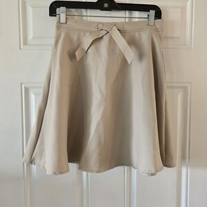 NWT IZOD Skort Girls Size 16 School Uniform Skirt Skort Beige Khaki Tan Formal